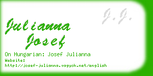 julianna josef business card